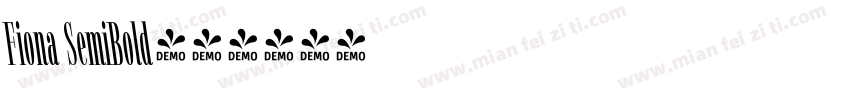 Fiona SemiBold字体转换